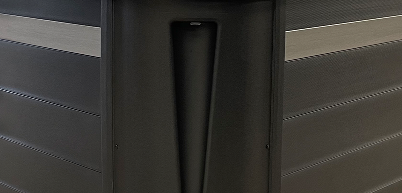 Limited Edition Cabinet - Black (Horizontal Corduroy)