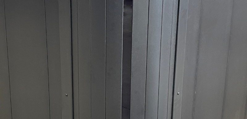 Luxury Cabinet - Gray (Vertical Corduroy) Luxury Cabinet - Gray (Vertical Corduroy)